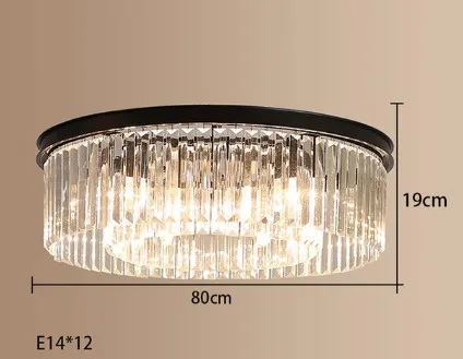 lustre en cristal suspendu pour éclairage intérieur design élégant - Image 7