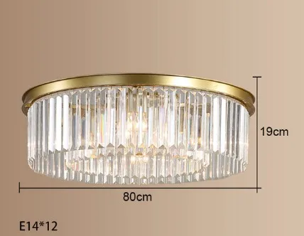 lustre en cristal suspendu pour éclairage intérieur design élégant - Image 8