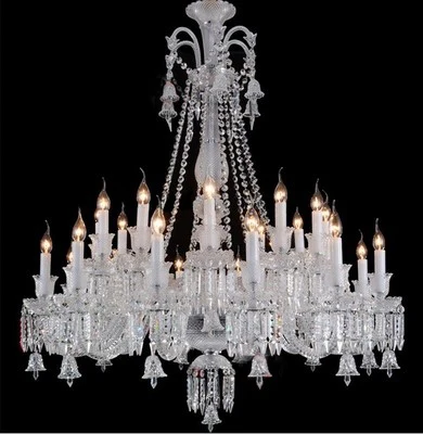 lustre en cristal transparent pour un éclairage élégant et raffiné - Image 10