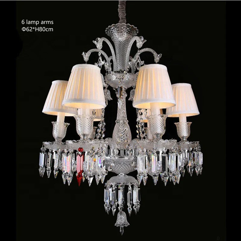 lustre en cristal transparent pour un éclairage élégant et raffiné - Image 16