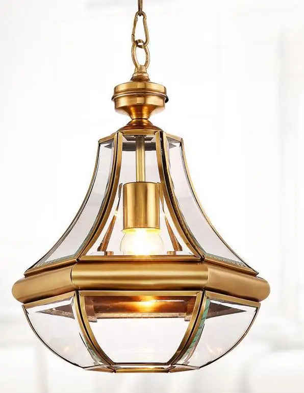 lustre en cuivre antique pour éclairage intérieur et extérieur - Image 7