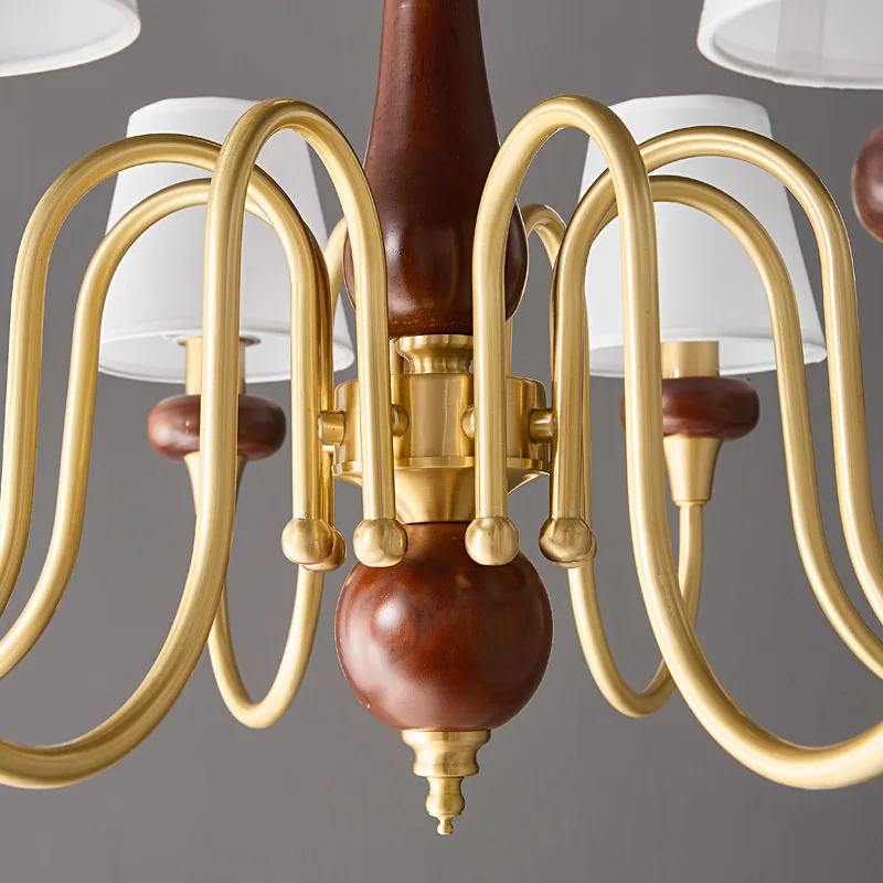lustre en cuivre pour éclairage intérieur moderne et élégant - Image 5