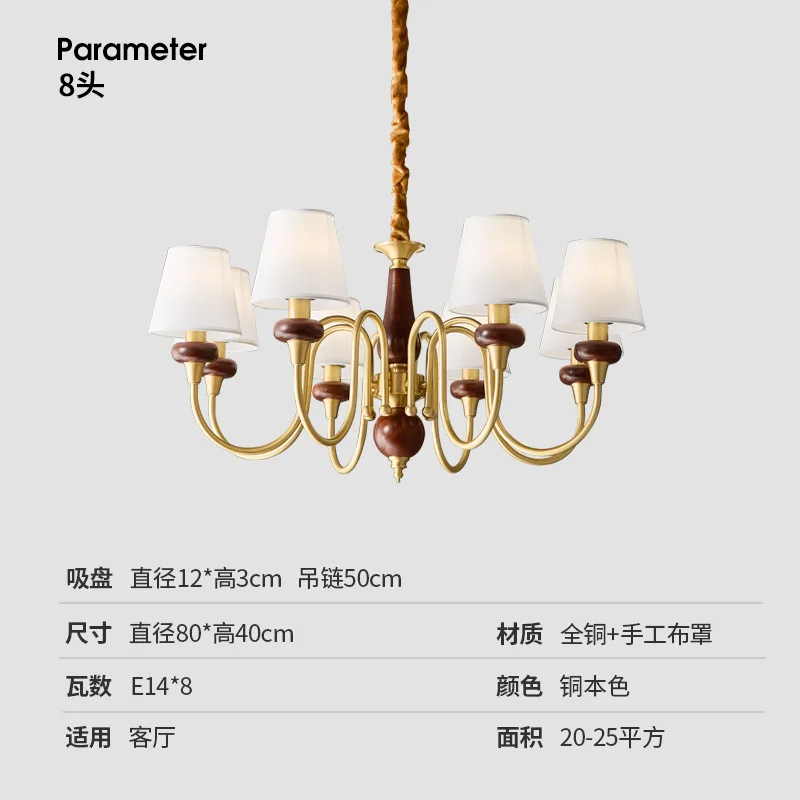 lustre en cuivre pour éclairage intérieur moderne et élégant - Image 7