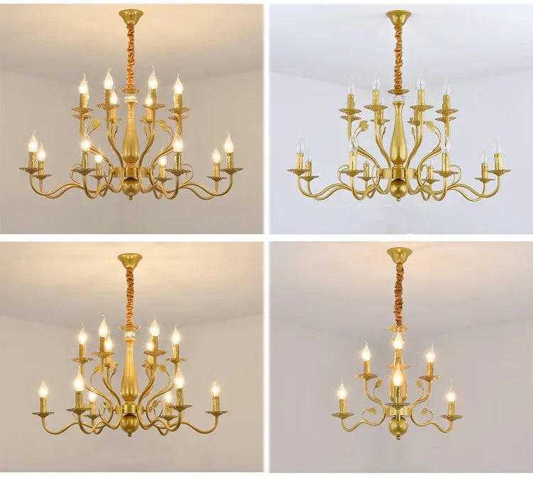 lustre en fer forgé rétro pour intérieur élégant - Image 3