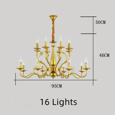 lustre en fer forgé rétro pour intérieur élégant - Image 8