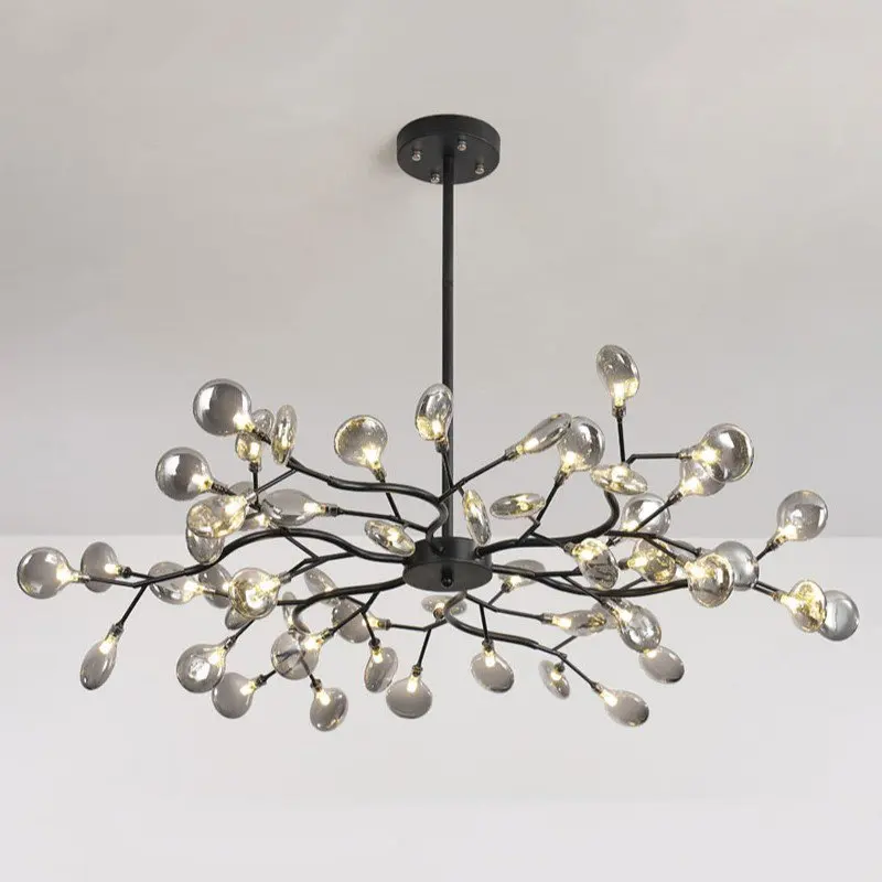 lustre en feuilles de pissenlit pour décoration intérieure élégante - Image 2