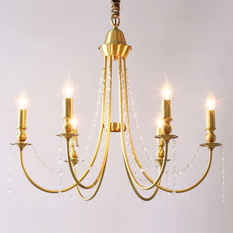 lustre en laiton moderne pour éclairage intérieur élégant - Image 10
