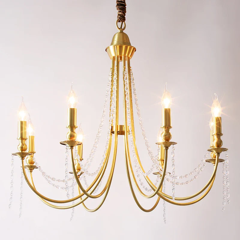 lustre en laiton moderne pour éclairage intérieur élégant - Image 12