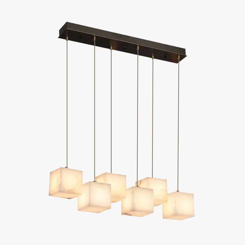lustre en marbre espagnol style chinois minimaliste pour intérieur élégant - Image 6
