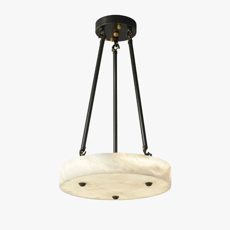 lustre en marbre et cuivre design moderne minimaliste rétro led - Image 5
