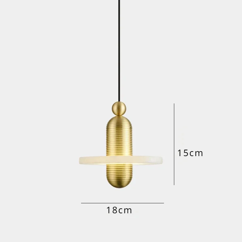 lustre en marbre et métal pour décoration nordique élégante - Image 13