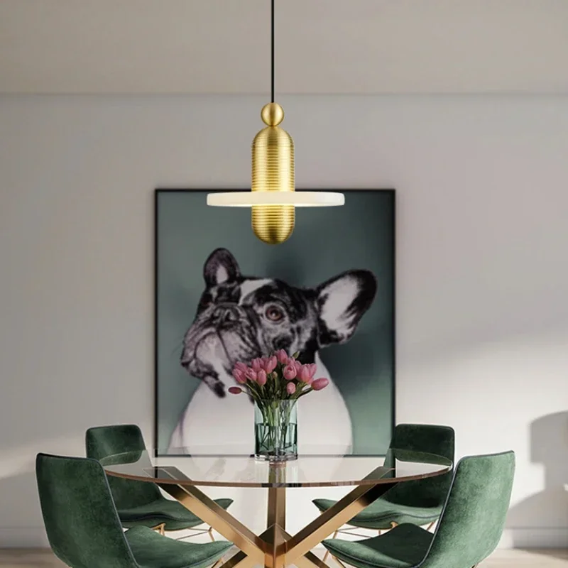 lustre en marbre et métal pour décoration nordique élégante - Image 5