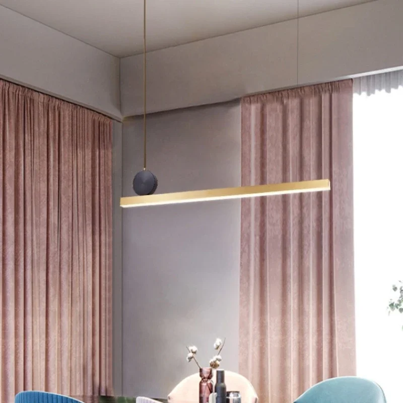 lustre en métal doré moderne pour décoration intérieure élégante - Image 3