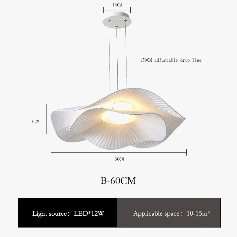lustre en tissu à led pour un intérieur moderne et minimaliste - Image 7