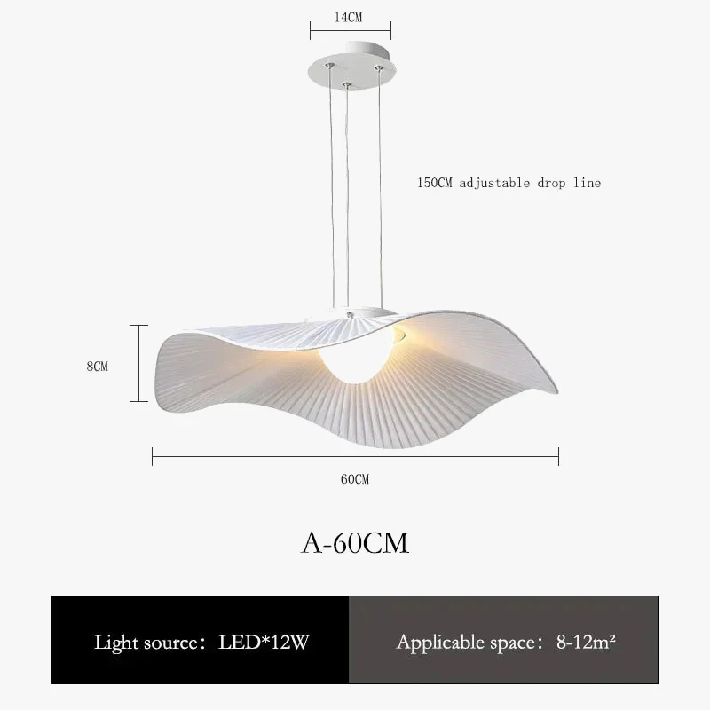 lustre en tissu à led pour un intérieur moderne et minimaliste - Image 8