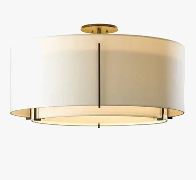 lustre en tissu chinois rond style rétro pour intérieur élégant - Image 6