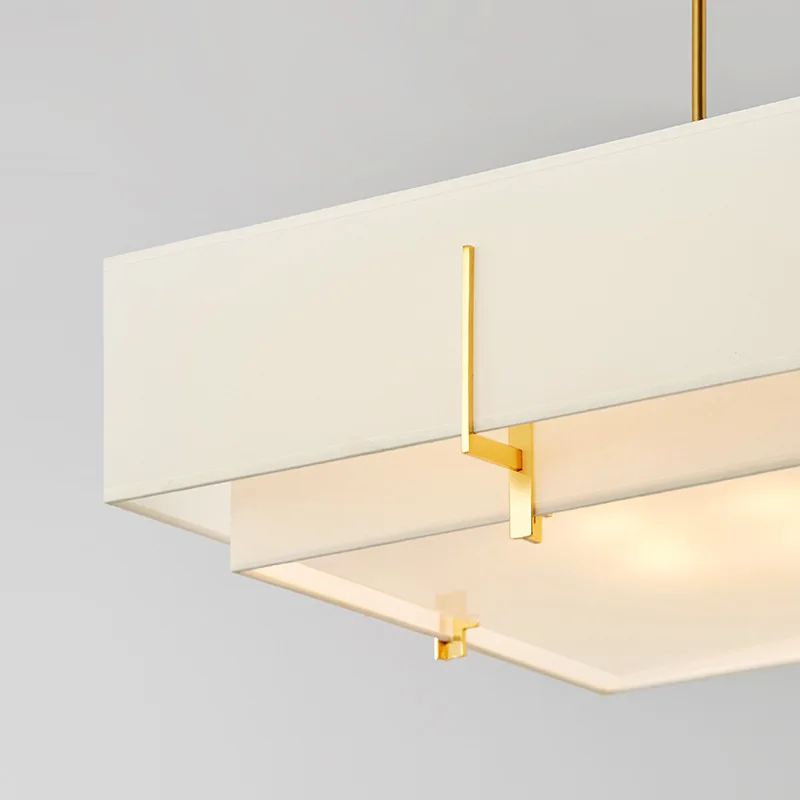 lustre en tissu chinois rond style rétro pour intérieur élégant - Image 9