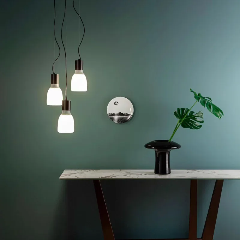 lustre en verre à led design moderne pour décoration intérieure - Image 3
