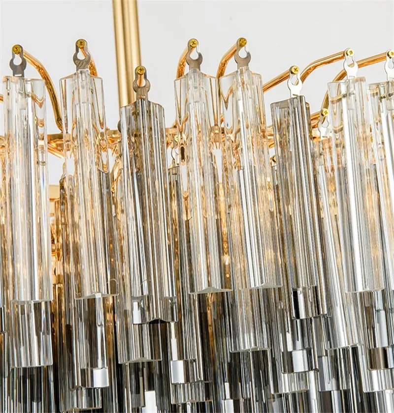 lustre en verre cristal design post-moderne pour décoration intérieure - Image 6