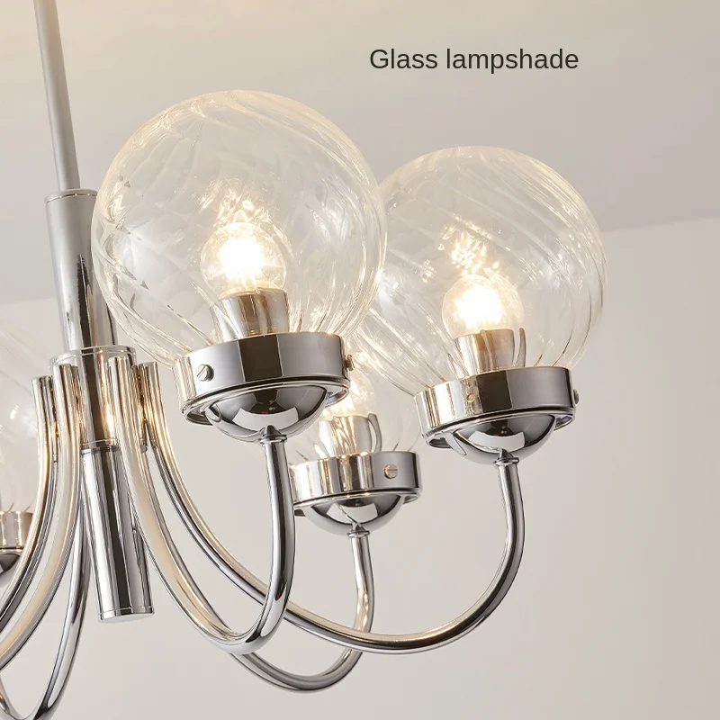 lustre en verre d'art style médiéval pour décoration intérieure moderne - Image 5