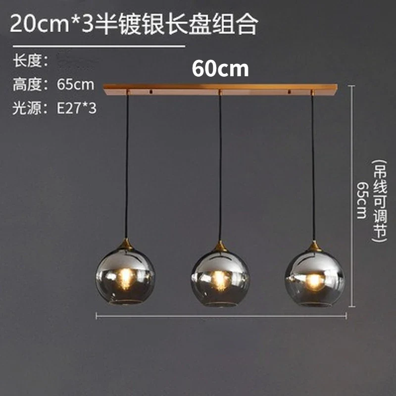 lustre en verre design nordique pour décoration intérieure - Image 10