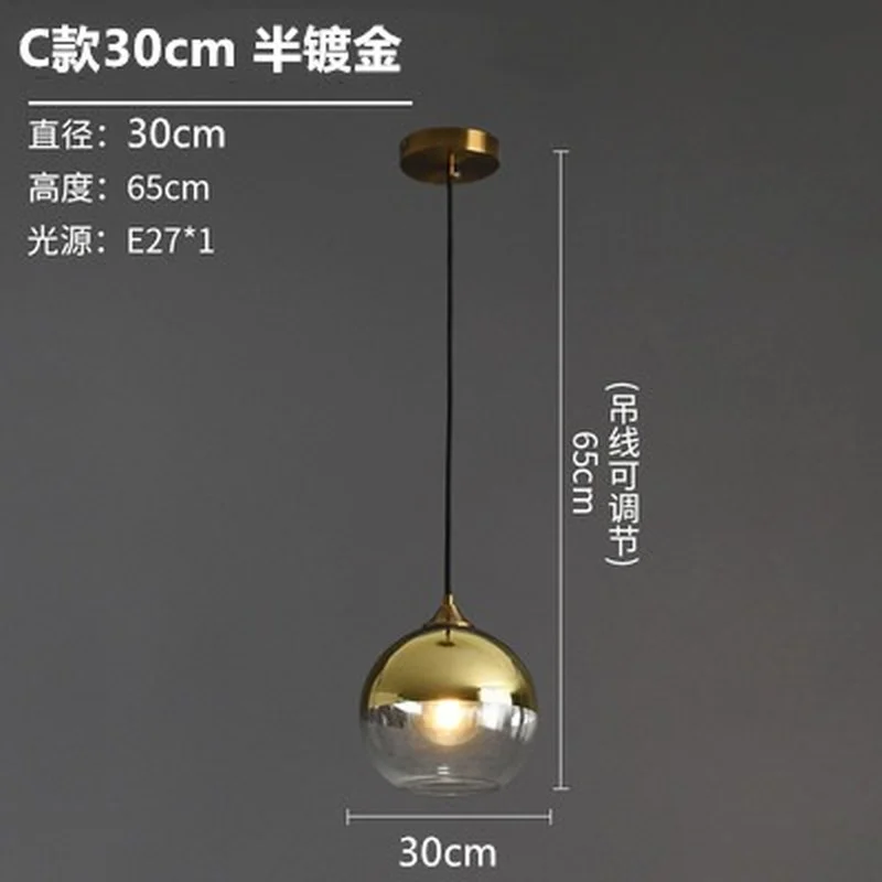 lustre en verre design nordique pour décoration intérieure - Image 11