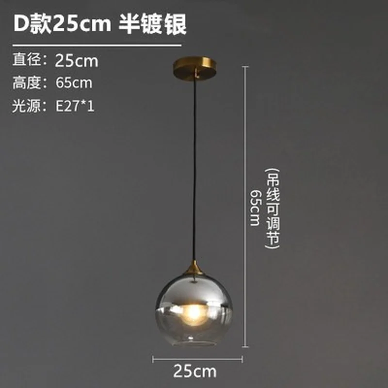 lustre en verre design nordique pour décoration intérieure - Image 13
