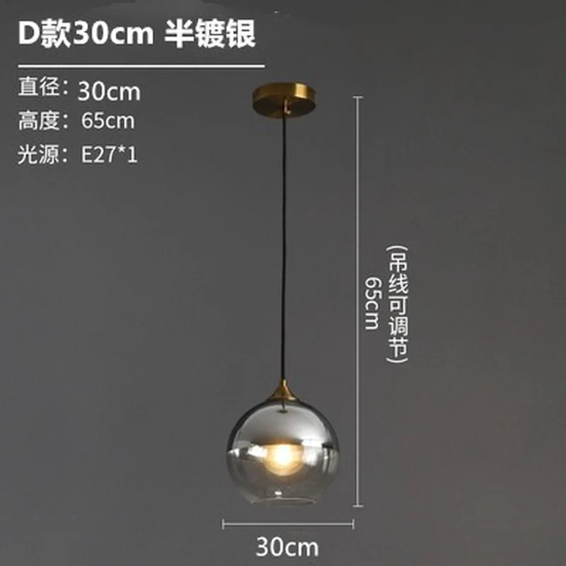 lustre en verre design nordique pour décoration intérieure - Image 14