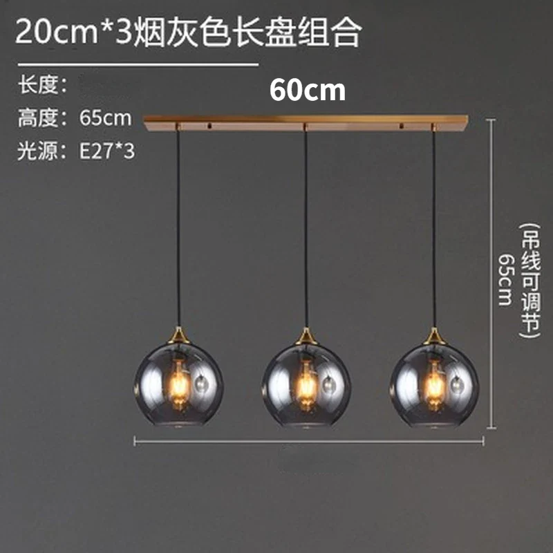 lustre en verre design nordique pour décoration intérieure - Image 16