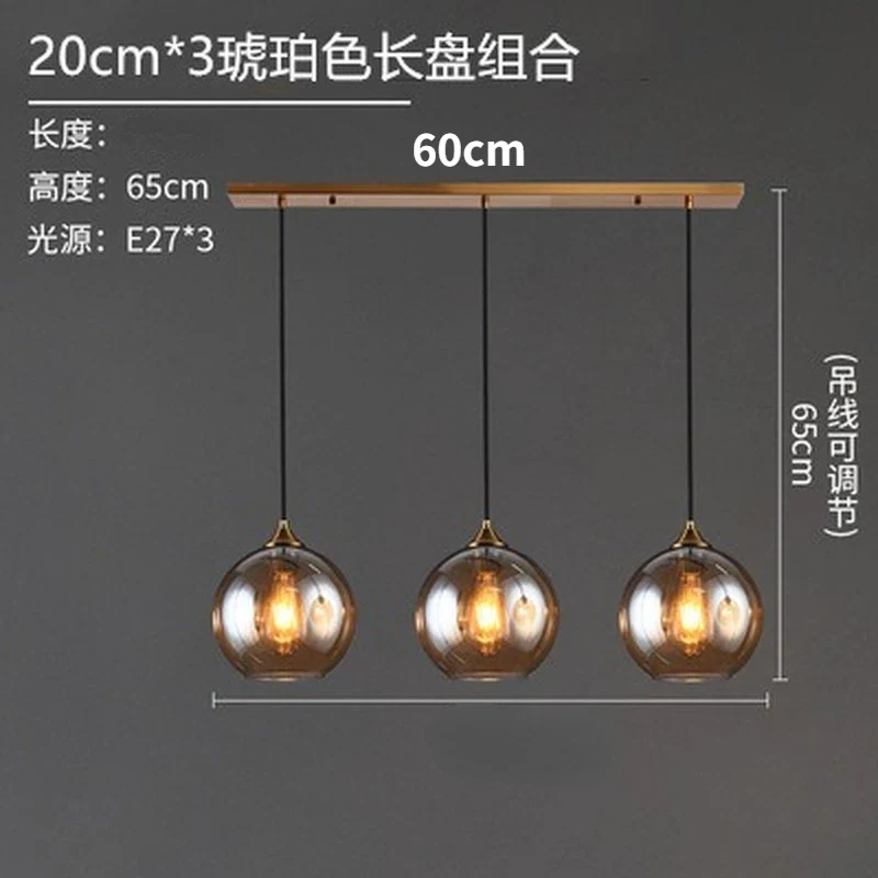 lustre en verre design nordique pour décoration intérieure - Image 18