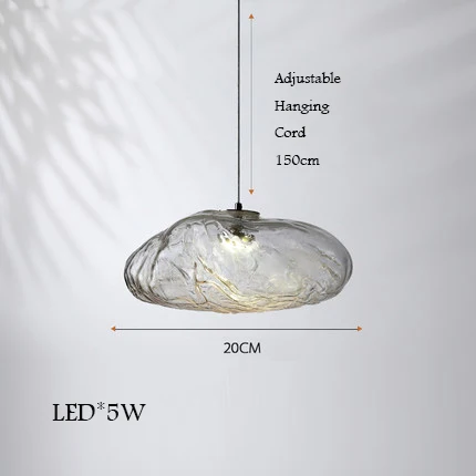 lustre en verre design nuage pour intérieur décoratif lumineux - Image 19
