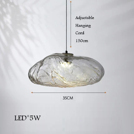 lustre en verre design nuage pour un intérieur créatif - Image 11