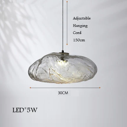 lustre en verre design nuage pour un intérieur créatif - Image 13