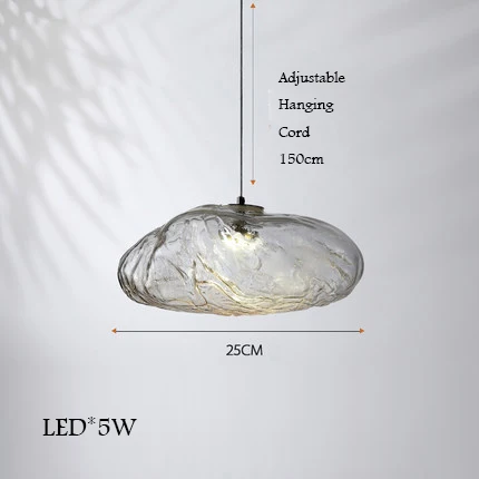 lustre en verre design nuage pour un intérieur créatif - Image 17