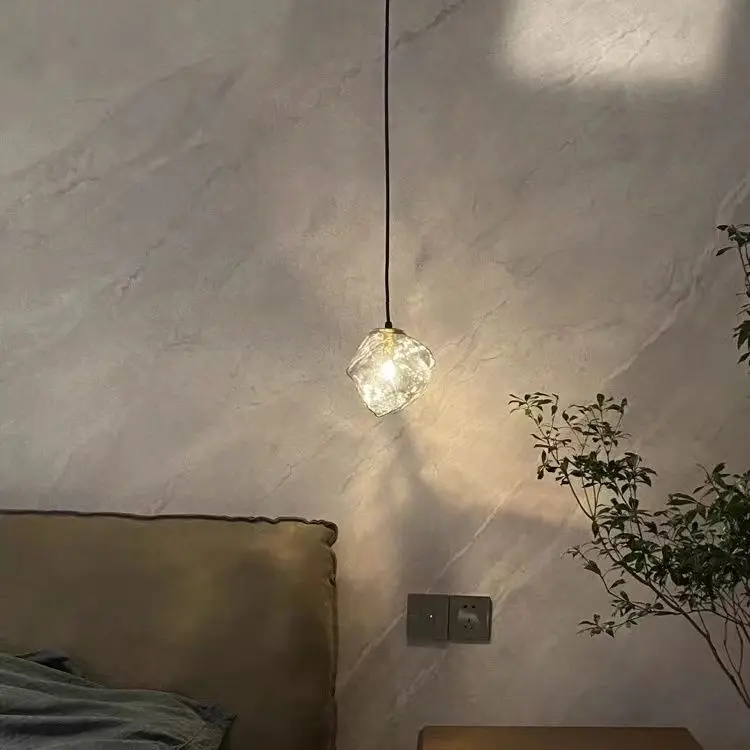 lustre en verre fumé éclairage moderne pour cuisine et bar - Image 3