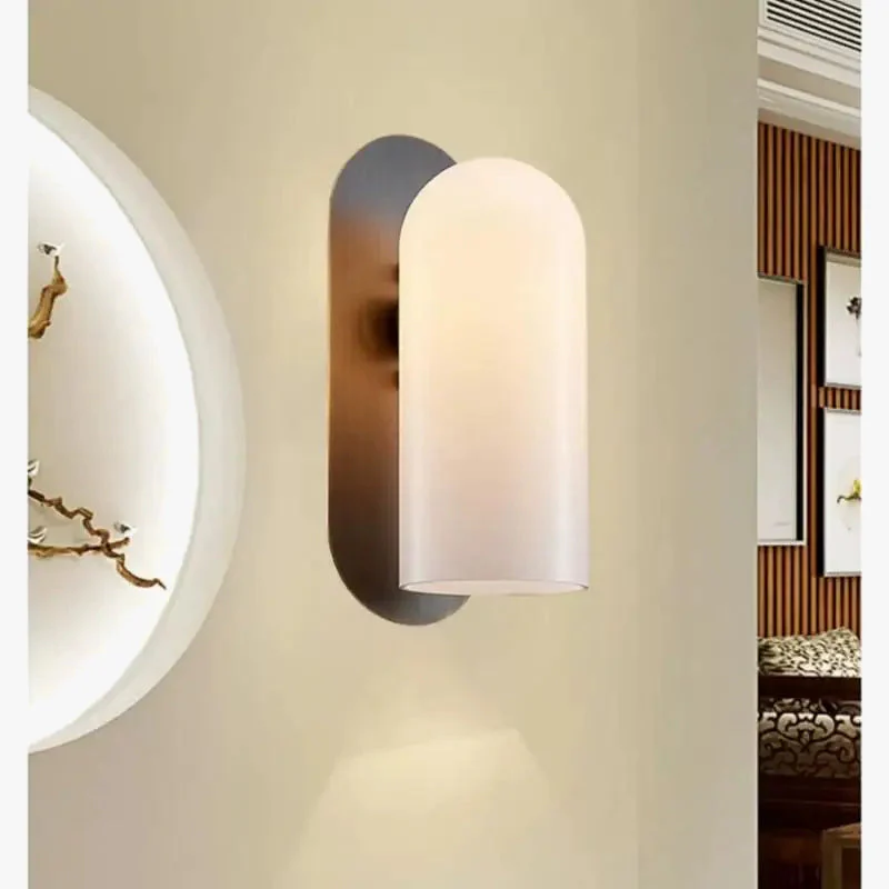lustre en verre laiteux luminaire suspendu design moderne élégant - Image 7