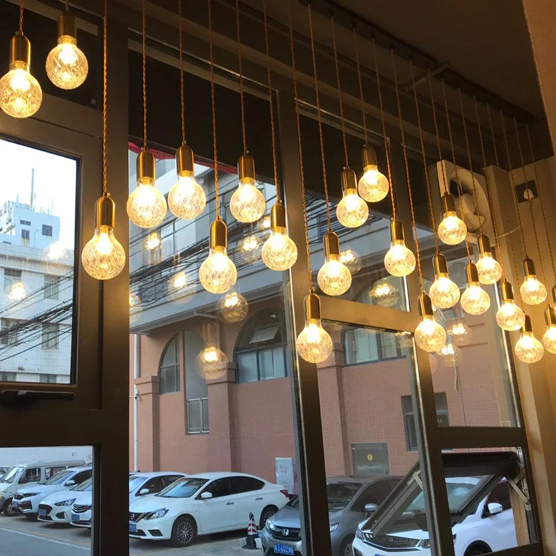 lustre en verre pour restaurant et bar élégant - Image 2