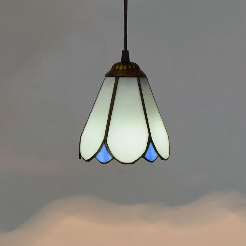 lustre en verre style tiffany rétro pour intérieur méditerranéen - Image 15