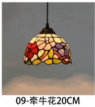 lustre en verre style tiffany rétro pour intérieur méditerranéen - Image 6