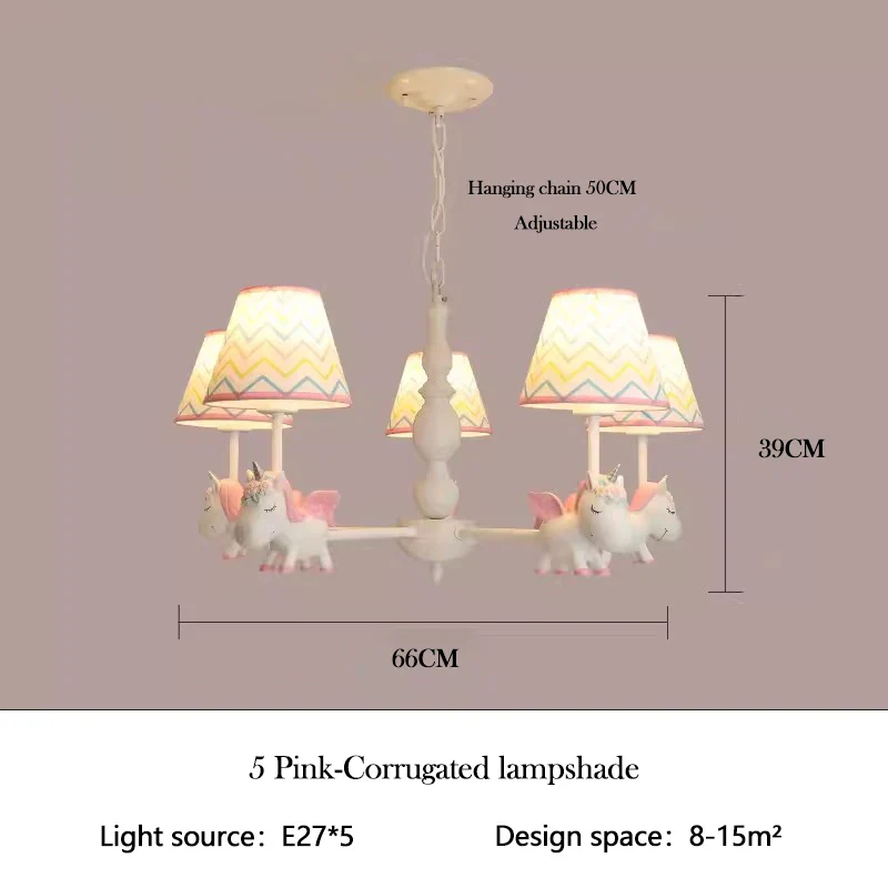 lustre enfant LED rotatif style nordique romantique et chaleureux - Image 11
