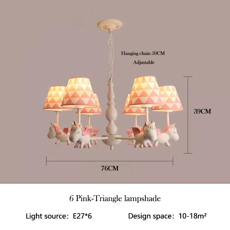 lustre enfant LED rotatif style nordique romantique et chaleureux - Image 22