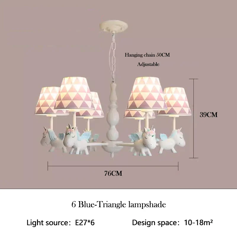 lustre enfant LED rotatif style nordique romantique et chaleureux - Image 23