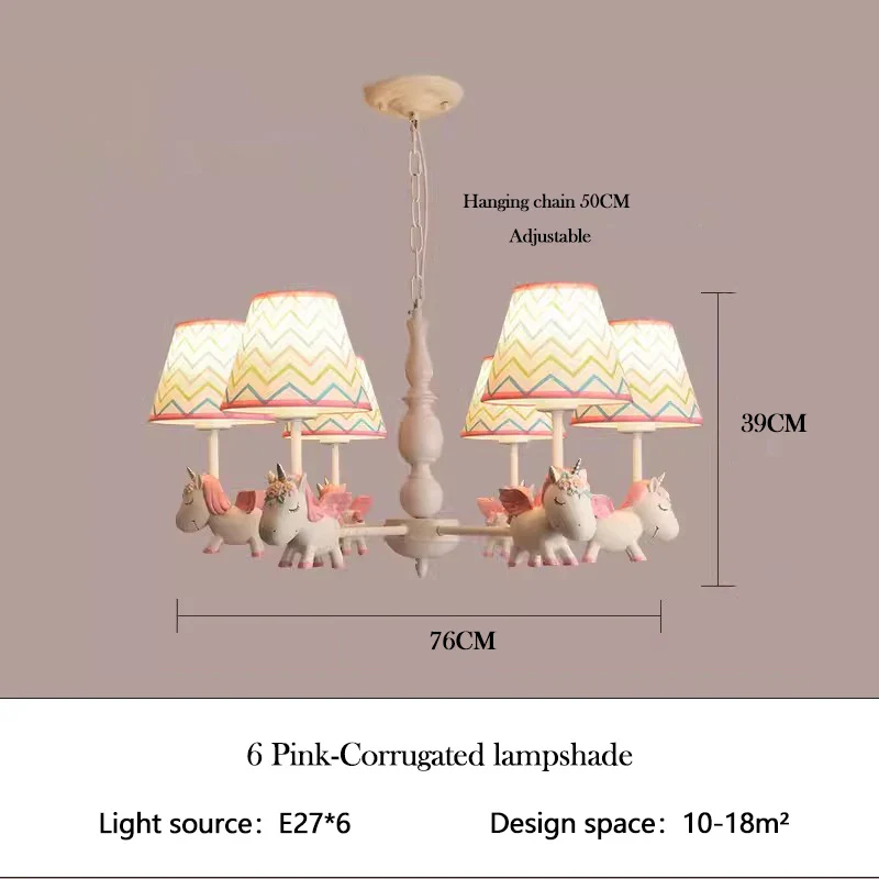 lustre enfant LED rotatif style nordique romantique et chaleureux - Image 24