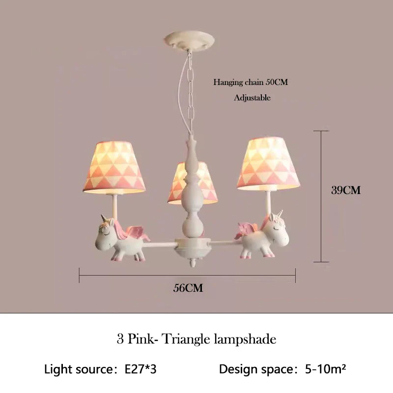 lustre enfant LED rotatif style nordique romantique et chaleureux - Image 8