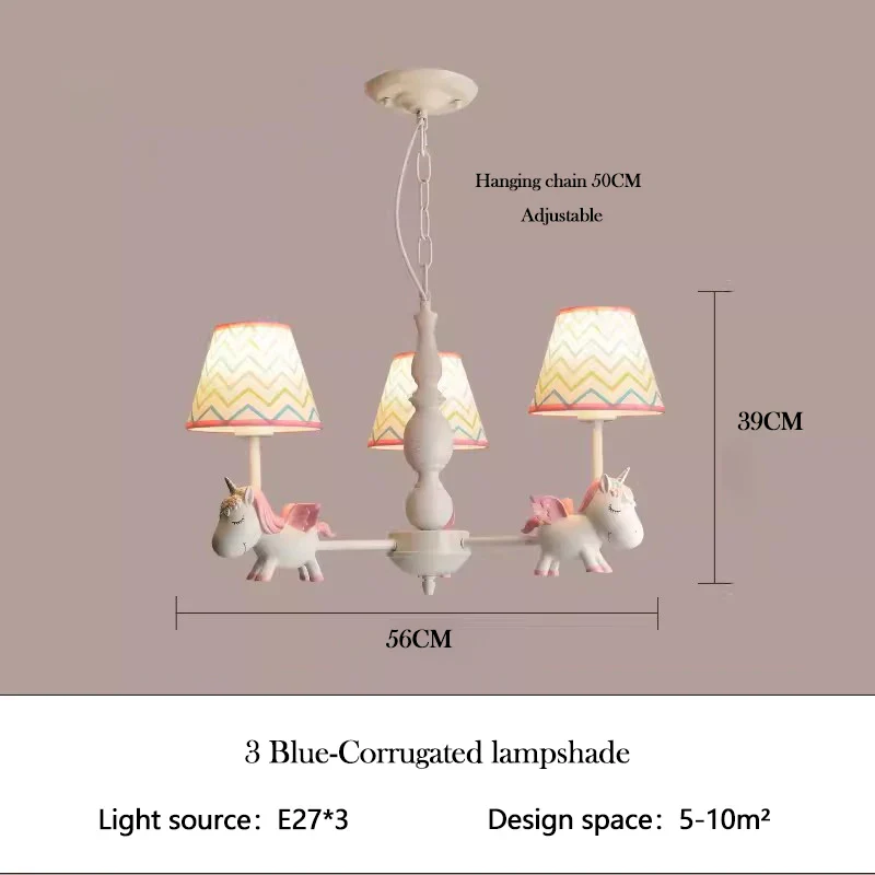 lustre enfant LED rotatif style nordique romantique et chaleureux - Image 9
