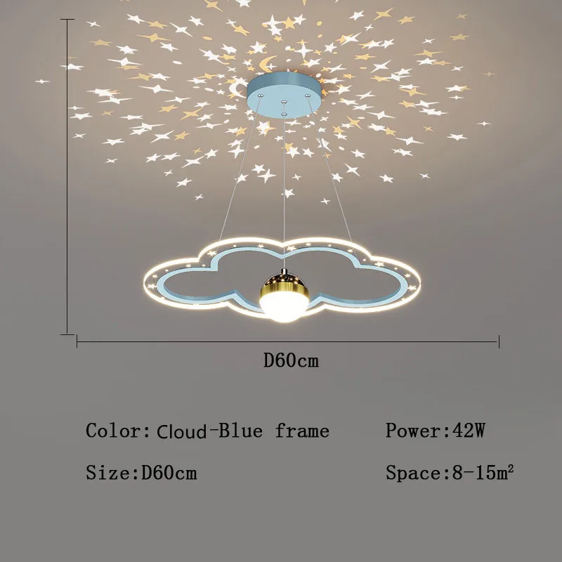 lustre étoile créatif lumineux pour chambre d'enfants - Image 10