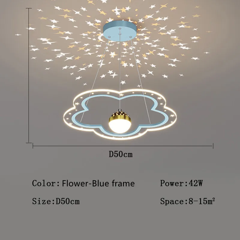 lustre étoile créatif lumineux pour chambre d'enfants - Image 16