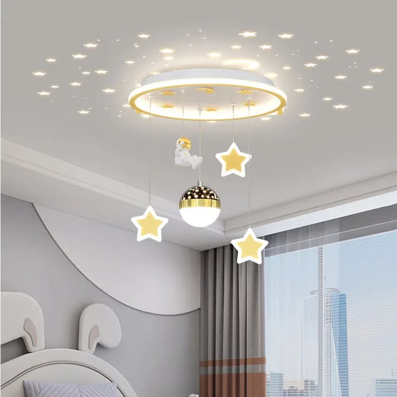 lustre étoile créatif lumineux pour chambre d'enfants - Image 18