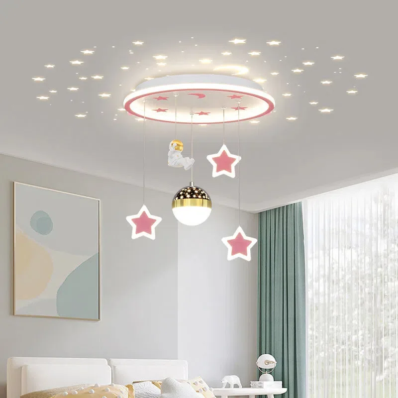 lustre étoile créatif lumineux pour chambre d'enfants - Image 21