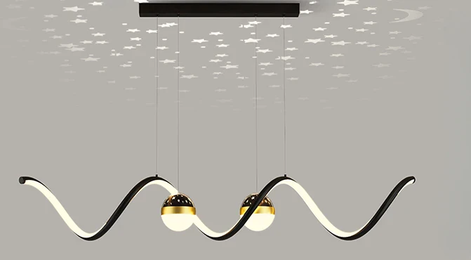 lustre étoile suspension créative pour décoration intérieure - Image 7